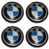 Колпачки в литые диски 4 шт
BMW 62/56/8 черный+хром
