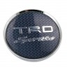 Колпачок ступицы Toyota TRD 63/58/8 карбон/синий
