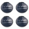 Колпачок ступицы Toyota TRD 63/58/8 карбон/синий