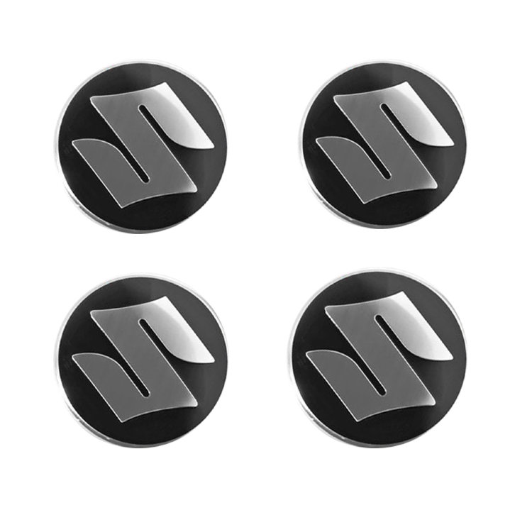 Наклейки на диски Suzuki black сфера 54 мм