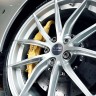 Наклейки на диски и колпаки Toyota TRD carbon сфера 56 мм 