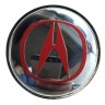 Колпачок ступицы Acura (63/59/7) хром и красный 