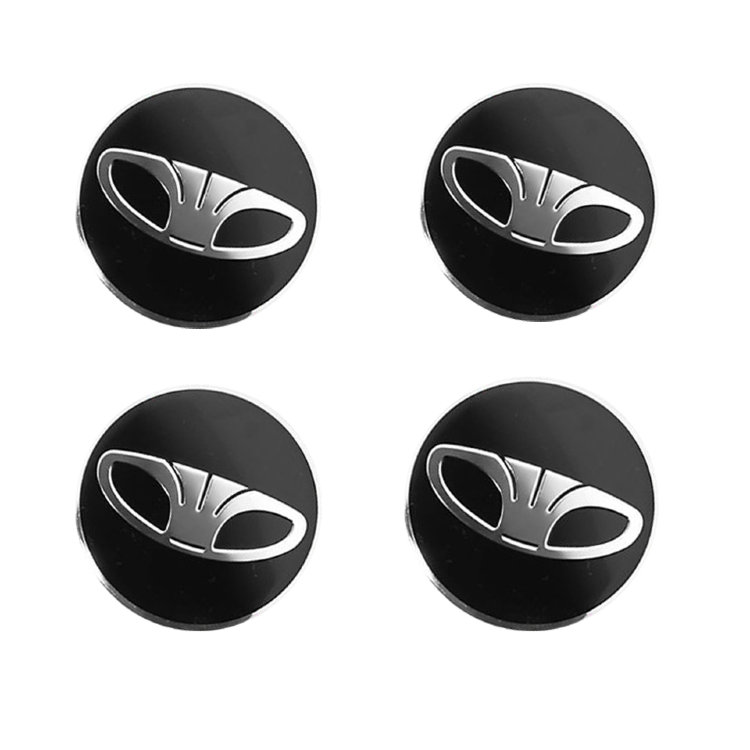 Наклейки на диски Daewoo black сфера 44.5 мм