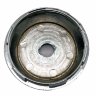 Колпачок на диски Daewoo 68/62/10 черный-хром конус