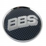 Колпачок ступицы BBS 63/58/8 карбон/хром 