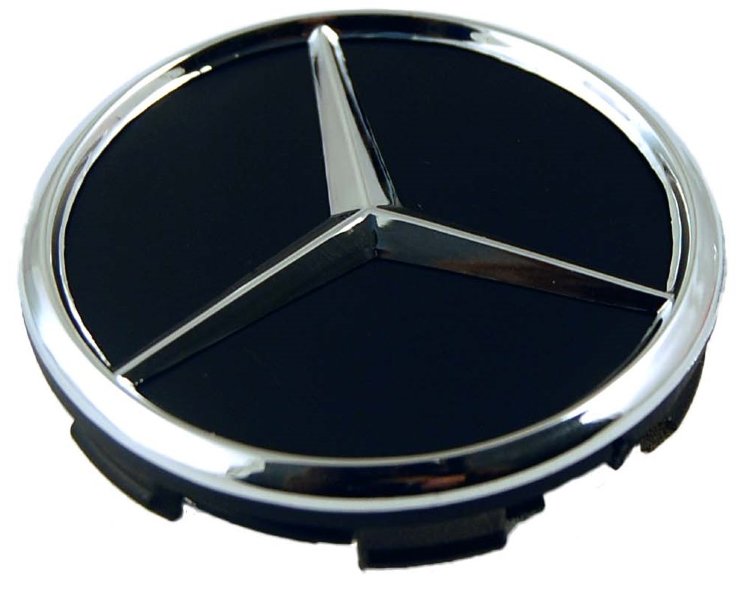 Колпачок литого диска МЕРСЕДЕС 60/56/9 black chrome