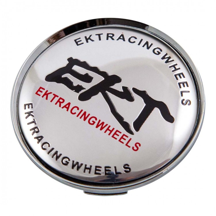 Колпачок ступицы EKTRARACINGWHEELS 63/58/8 хром