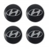Колпачок на диски Hyundai 60/55/7 хром черный