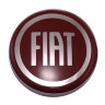Колпачок на диски  Fiat 63/58/8 хром-красный