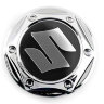 Колпачок на диски Suzuki 68/62/10 хром-черный гайка