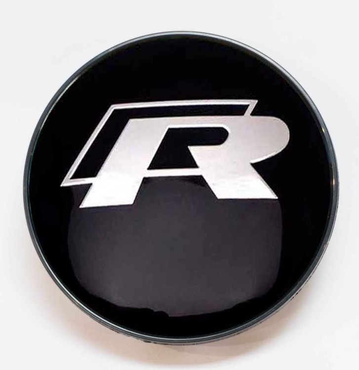 Заглушка литого диска Volkswagen R 67/56/16 черный 
