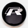 Заглушка литого диска Volkswagen R 67/56/16 черный 
