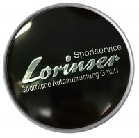 Изображение товара Колпачок на диски Mercedes Benz Lorinser 60/55/7 черный