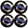 Колпачок на диски Volvo K&K (КиК) Рапид 63/55/6 черный с синим