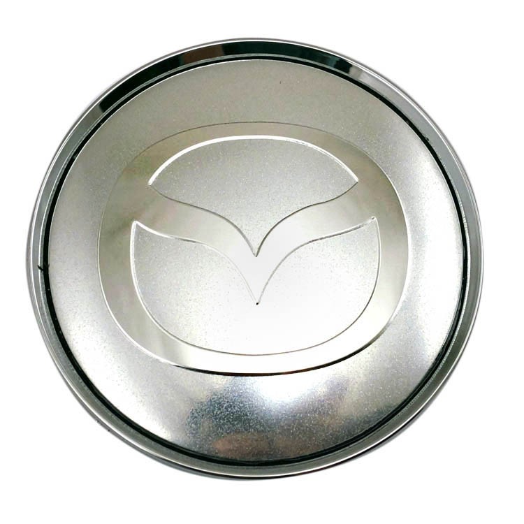 Колпачки на диски 62/56/8 со стикером Mazda хром