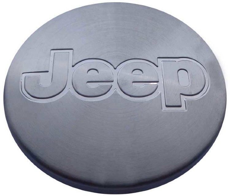 Заглушка ступицы Jeep 55/48/13 серебристая