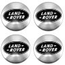 Наклейки на диски Land Rover с юбкой 60 мм серебристые