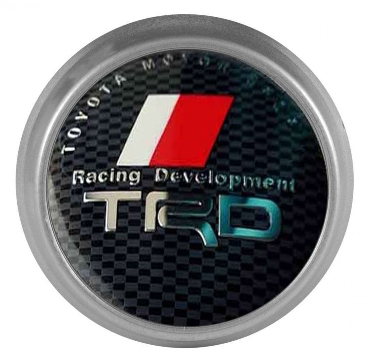 Заглушка на диски Toyota TRD 74/70/9 карбон