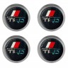 Заглушка на диски Toyota TRD 74/70/9 карбон