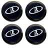 Комплект колпачков для диска Lada 63/56/12 black  