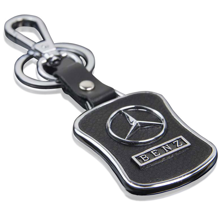 Брелок Mercedes 50*38 с карабином и кольцом