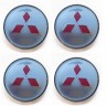 Заглушка литого диска Mitsubishi 68/65/12 хром