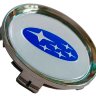 Заглушка ступицы диска Subaru 74/69/12 хром