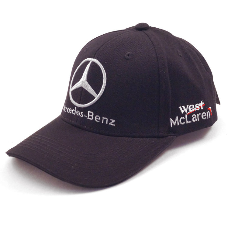 Кепка с козырьком Mercedes-Benz черная