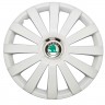 Колпаки колесные R16 Шкода SPR Pro White