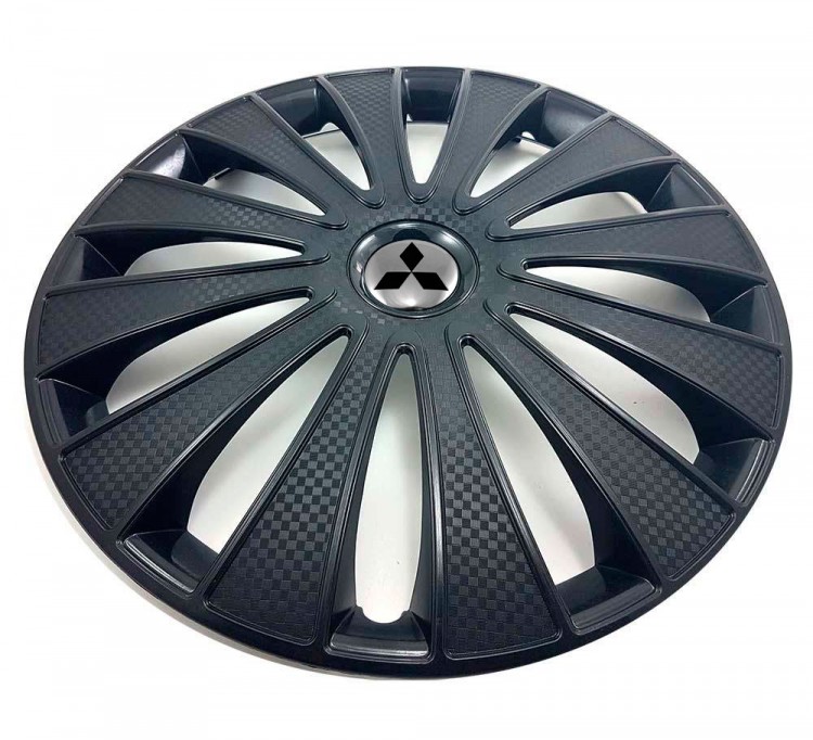 Колпак на колеса Mitsubishi GMK Carbon R14 1522034 черный 