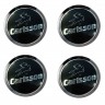Заглушки для диска со стикером Mercedes Carlsson (64/60/6) черный