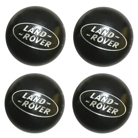 Наклейки на диски Land rover black сфера 56 мм