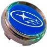 Заглушка ступицы Subaru 66/62/9 хром синий