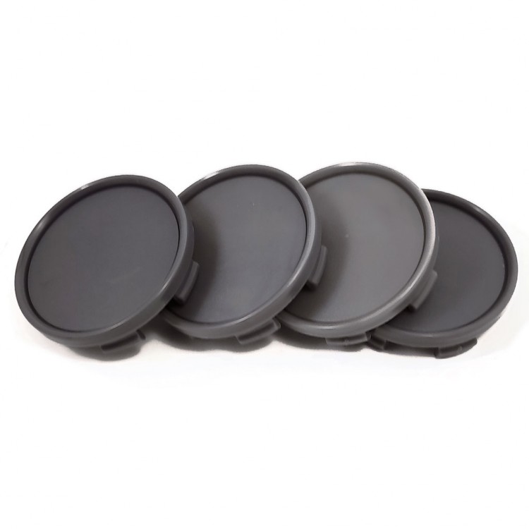 Колпачки на диски Tech Line, Слик (Slik), Кик  60/56/10 серые