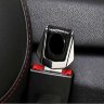 Заглушка ремня безопасности Toyota хром премиум