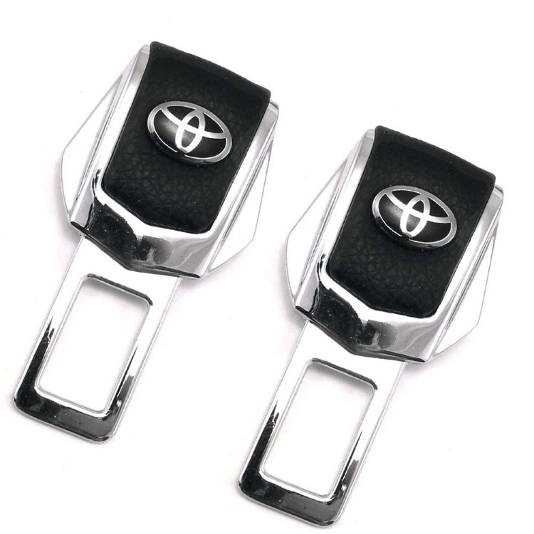 Заглушка ремня безопасности Toyota хром премиум