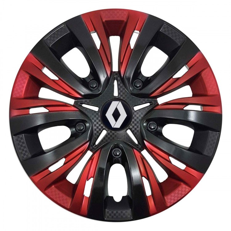 Колпаки на колеса Renault Lion Carbon Red Mix 13 